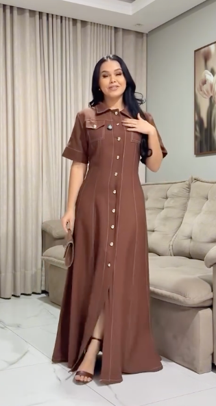 Vestido Longo |Ref. 3610|